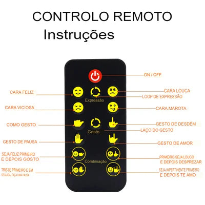 LED Com Expressões Faciais