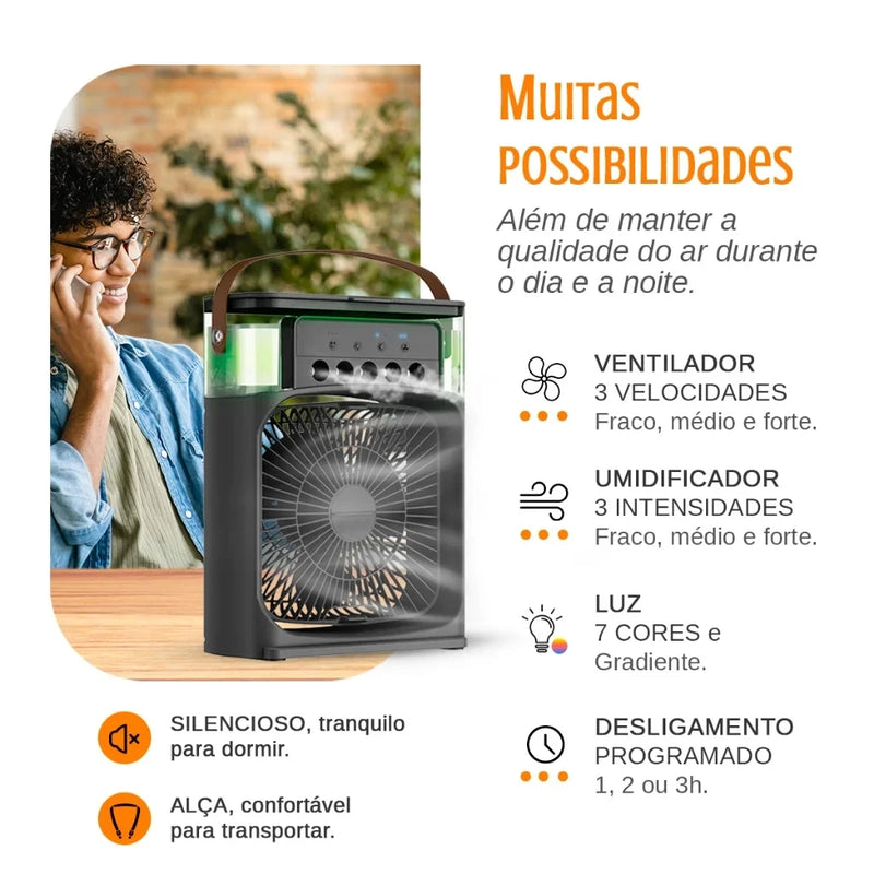 Mini Ar Condicionado Portátil